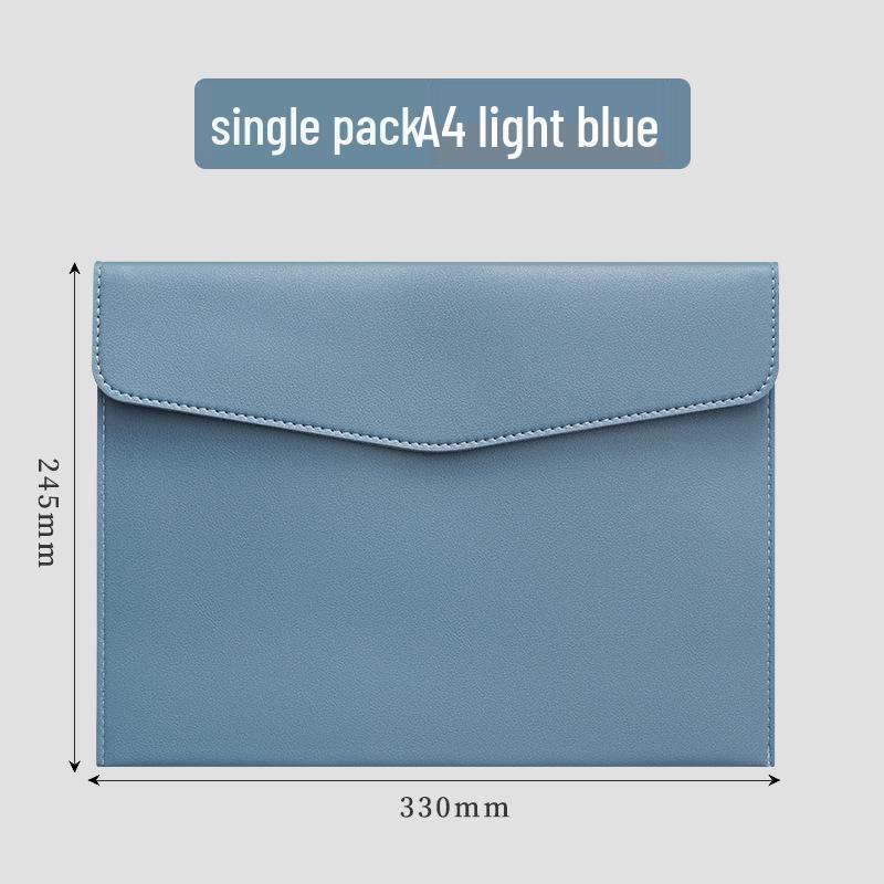 A4 Leather Business Conference Folder with Custom Logo