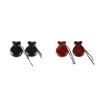 2/4Pcs Wooden Spanish Castanets Finger Castanet &Rope Traditional Flamenco Castanet Beginners Percussion Orff Music Instrument