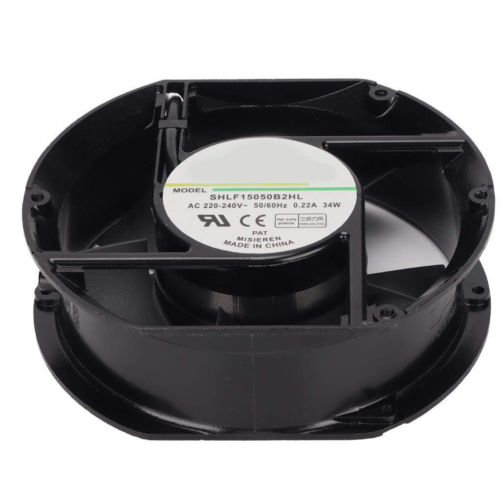 Cooling Fan 172mm Dual Ball Bearing Heat Resistant Case Fan for Heater Oven Drying Box Humidifiers 220‑240V