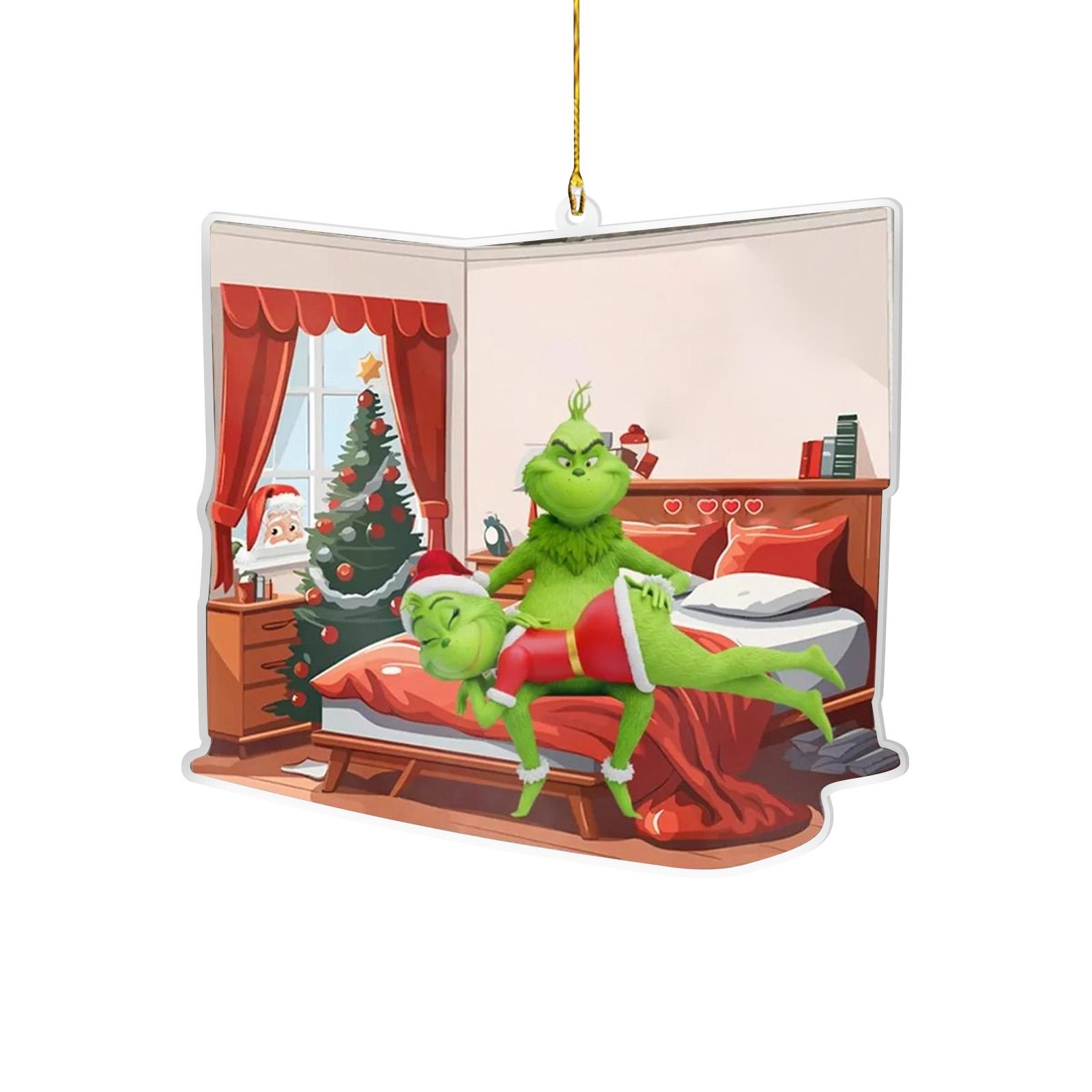 

Christmas Tree Hanging Decoration Sports Car Decoration Flat Decoration Pendant One Size