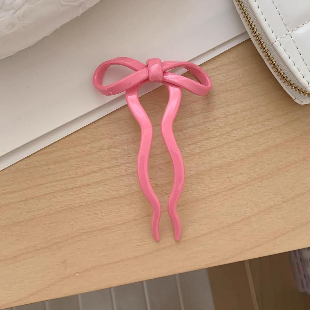 Women's High-End U-Shaped Ancient Style Hair Bow Hairpin for Qipao