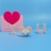 I Love U Building Blocks Model Toys Creative Romantic Letter Diy Building Bricks For Couple Birthday Valentines Gifts