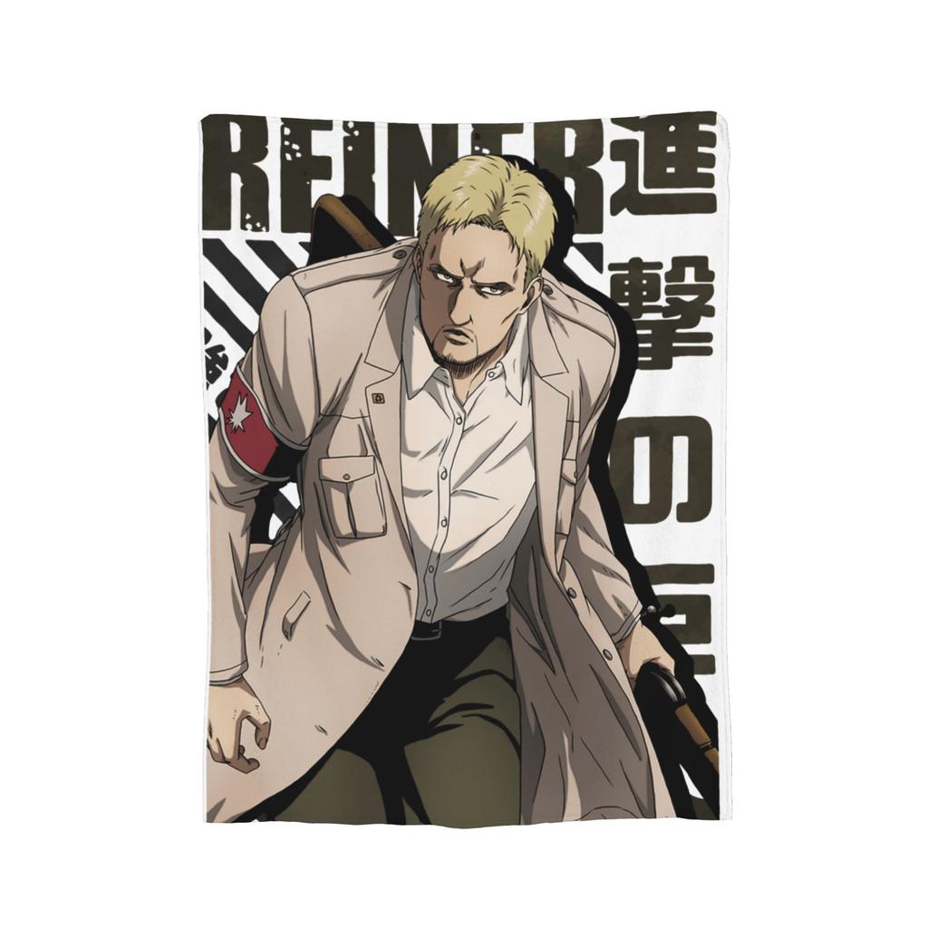 Shingeki no Kyojin Mikasa Ackerman Attack on Titan Blankets Flannel Spring/Autumn Portable Warm Throw Blanket for Sofa Rug Piece