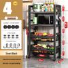 Stainless Steel Multi-Layer Kitchen Trolley for Fruits & Vegetables