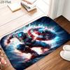 1pc Flannel Mat Marvel Superheroes Bathroom Mat, Multi-Size, Multi-Functional Daily Use, Suitable for Bathroom, Entrance, Laun
