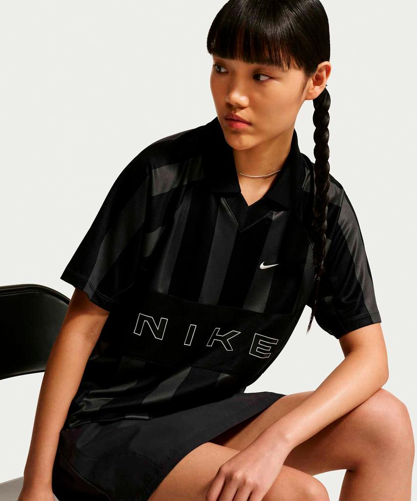 NIKE Sportswear Oversized Jersey W - Black:Chalk / Io0914-010