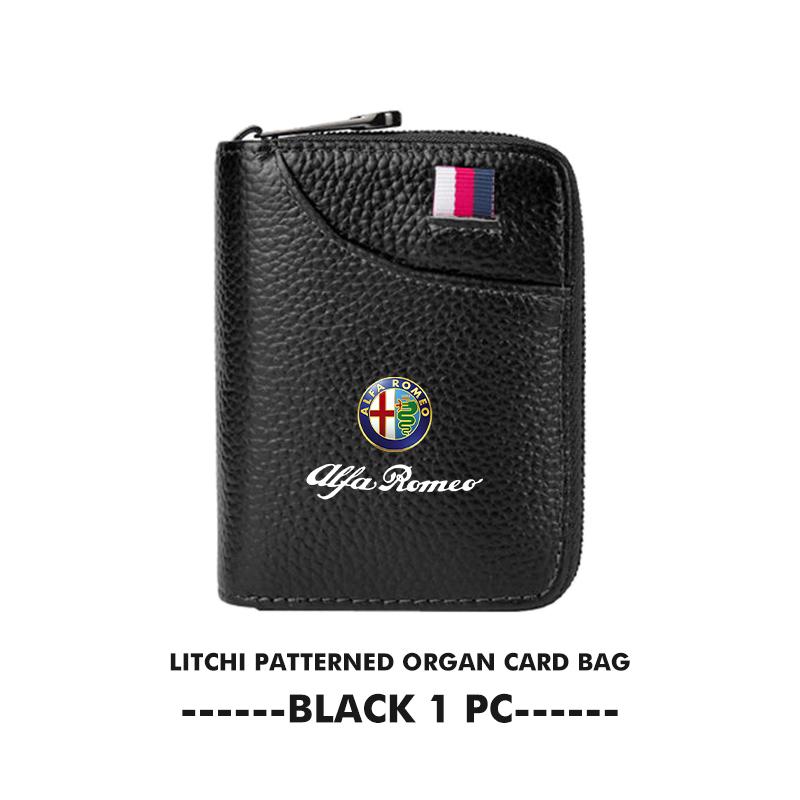 Car Stickers For Alfa Romeo Car Men Women Wallet Multi-functional Coin Cash Storage Bag Card Clip Protector Cover For Alfa Romeo