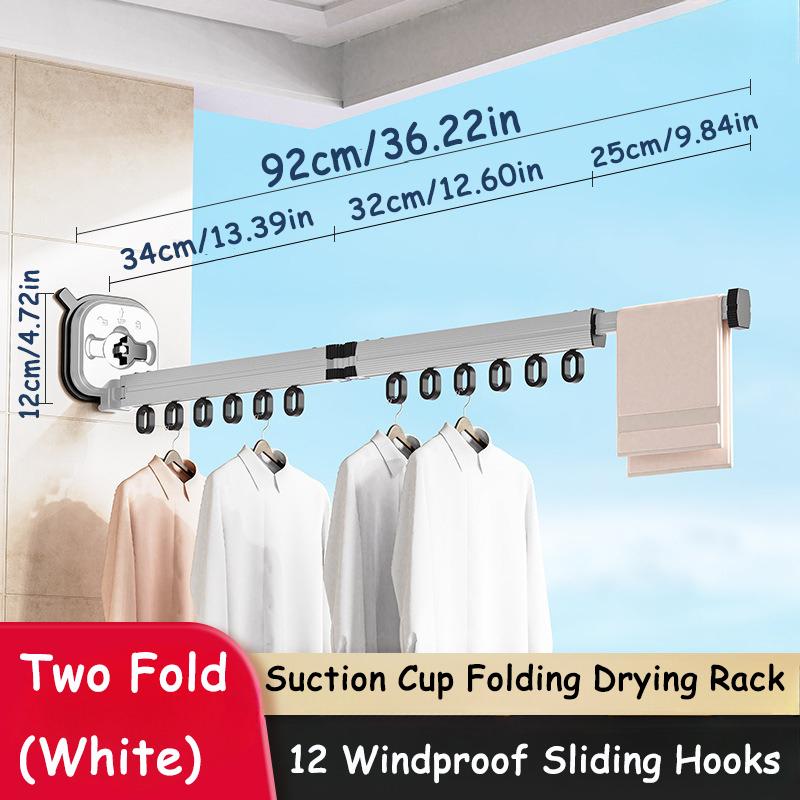 Latest Wall Mount Clothes Best Drying Rack Foldable Heavy Duty Retractable Closet Laundry Hanger Rotating Folding Extendable Clothesline