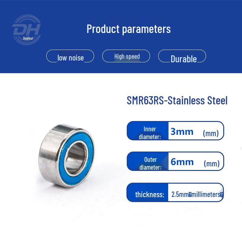 Rust-Proof Stainless Steel Miniature Pulley with Deep Groove Ball Bearing - Anti-Corrosion Gyroscope Ornament Accessory