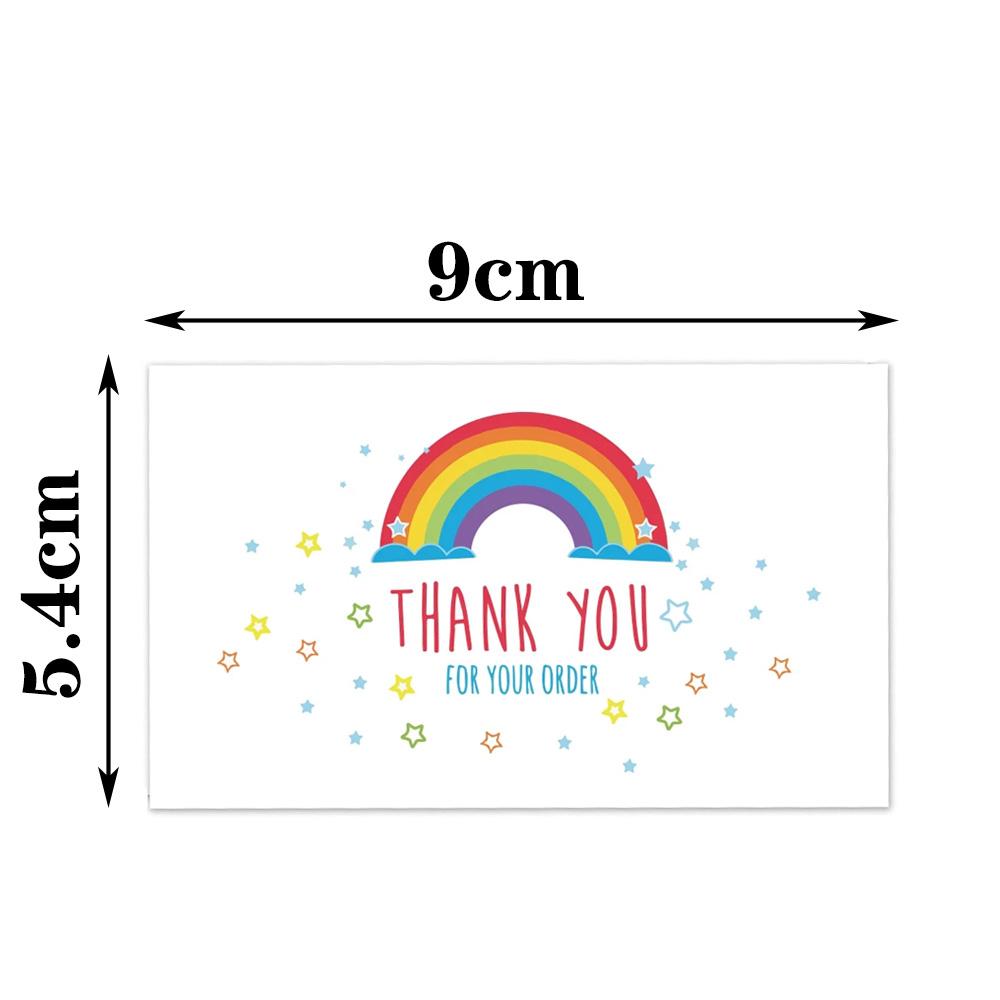 10-30pcs Thank You For Your Order Card Custom Write Your Business Card Small Business Gift Decoration Label Goods Follow Card