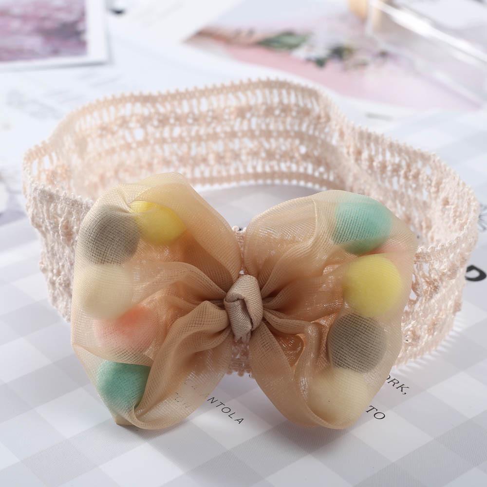 Korean Style Baby Bow Hairband - Comfortable Full Moon Accessories for 100 Days & Cute Princess Look