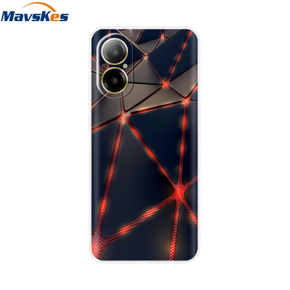 Für Realme C67 4G Hülle RealmeC67 C 67 4G RMX3890 Niedliche Weiche Klare Silikon Handyhüllen Für Realme C67 4G Schutzhülle Capa