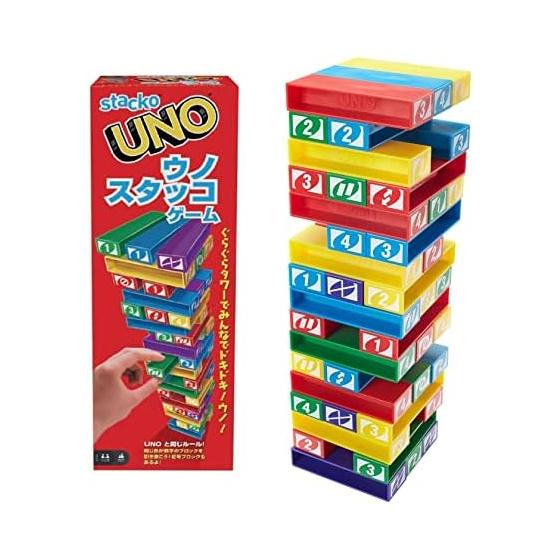 Mattel Game UNO Uno Stucco Balance Game Party Game for 2-10 players Ages 7 and up 43535