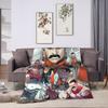 Invincible Thragg Flannel Blankets Soft Throw Blanket for Couch Bed Camping Funny Bedspread Sofa Bed Cover