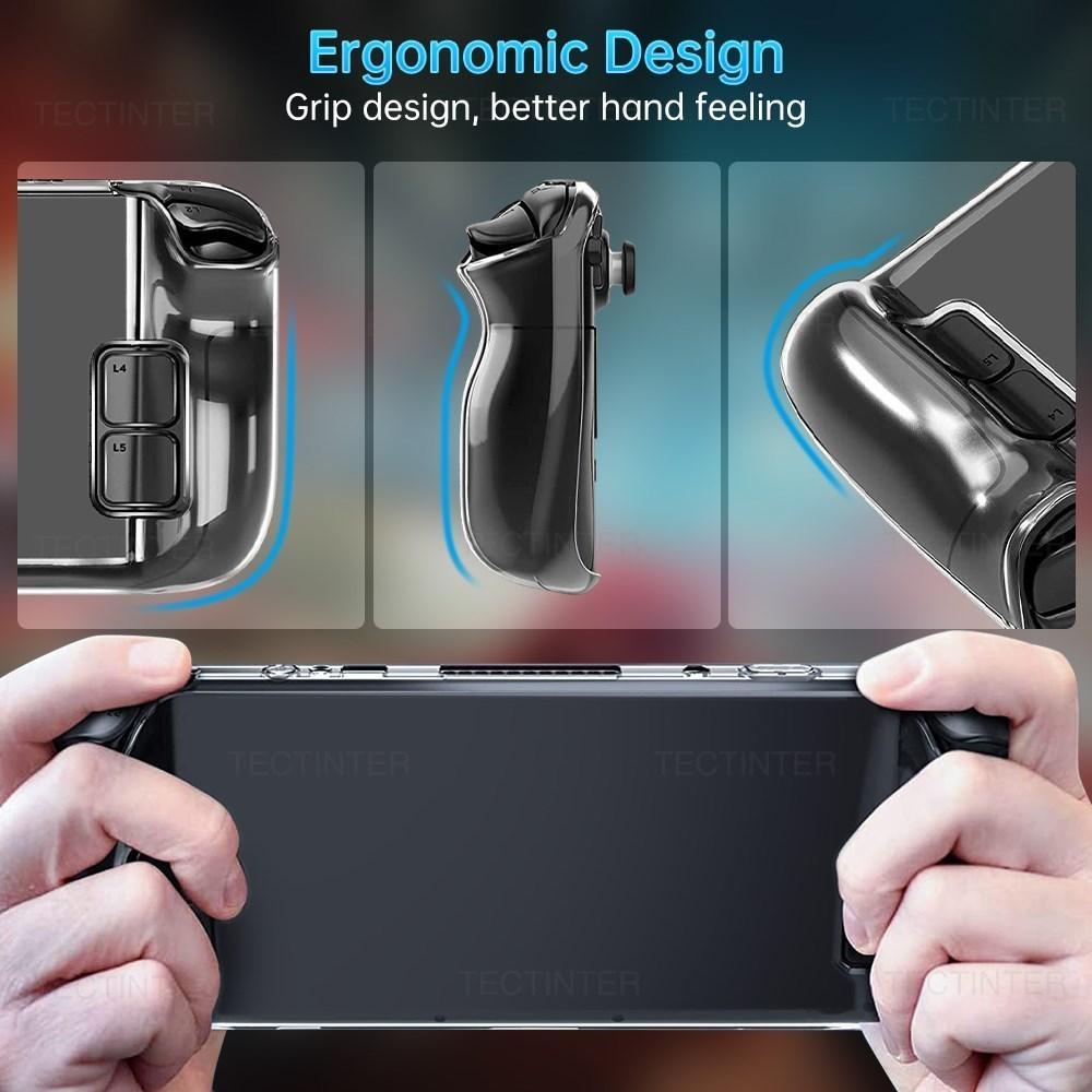 Transparent TPU Case Shell Compatible with Steam Deck Host Anti-drop Protective Cover Back Sleeve For Steam deck Accessories