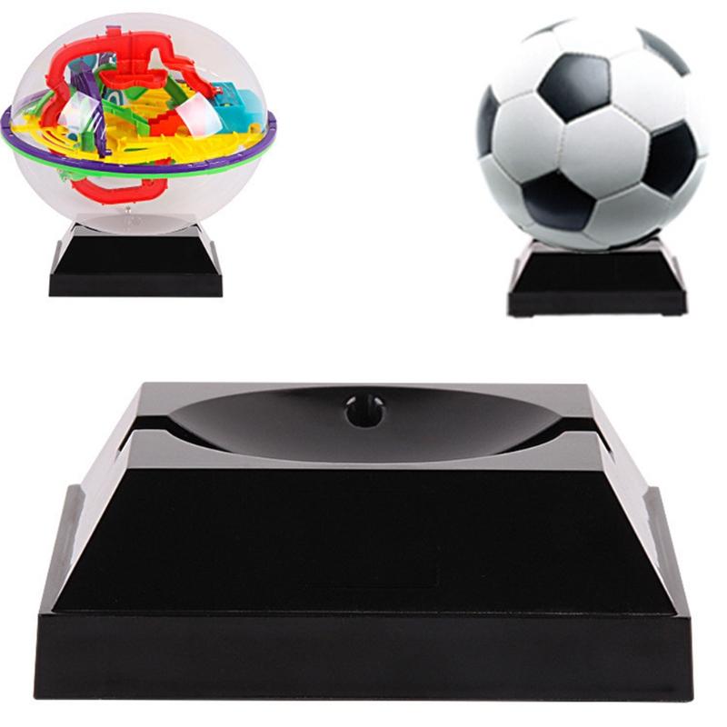 ABS Ball Toy Support Base Stand Display Holder Rack For Soccer Volleyball Basketball Football Rugby Ball Black Color