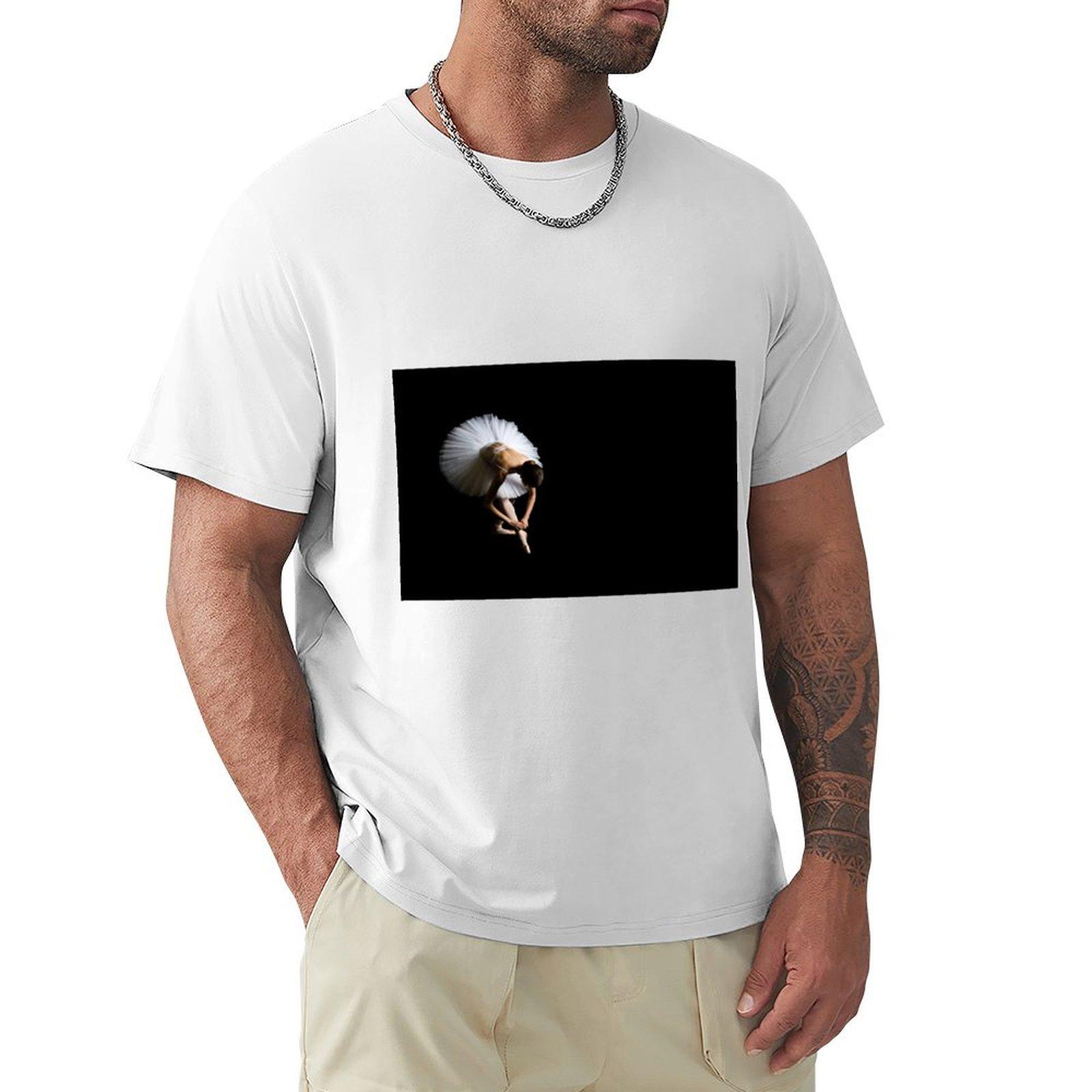 Ballerina Tieing Her Ribbons TShirt essential t shirt affliction shirts custom shirt cotton graphic tees Mens tshirt S