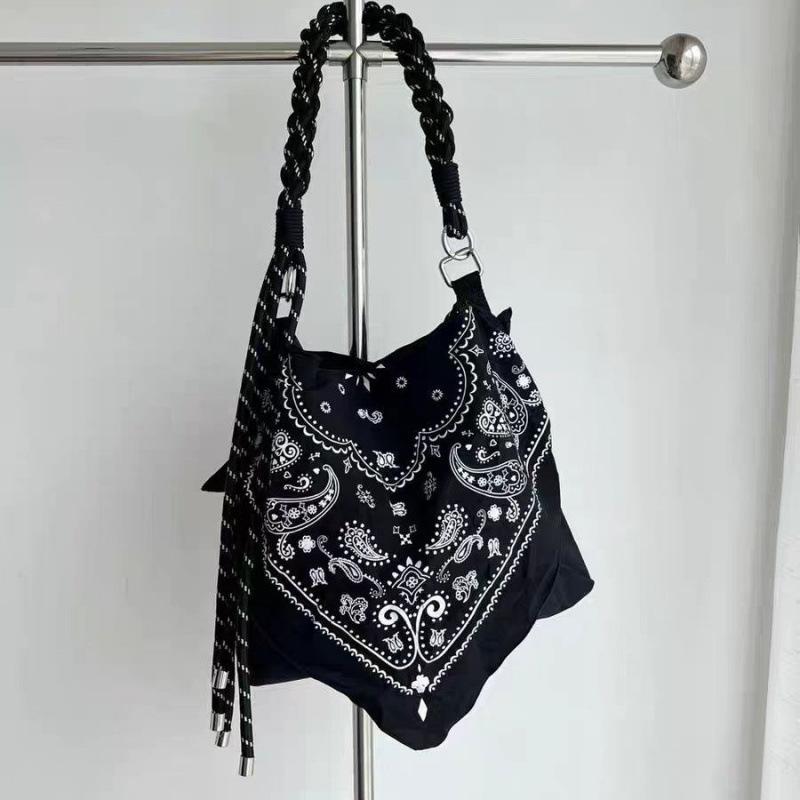 Literary and casual cloth bag versatile printed embroidery retro cashew messenger bag