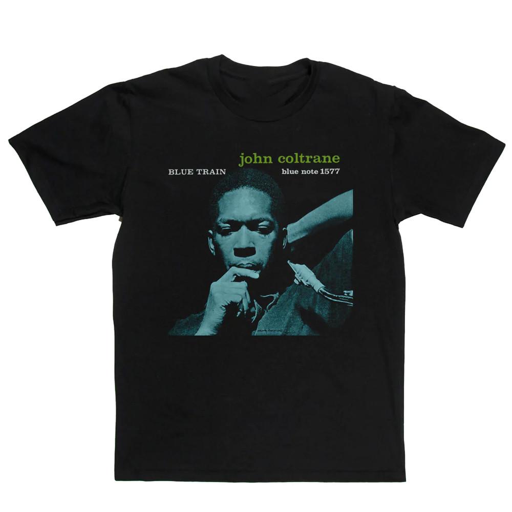 Vtg John Coltrane Blue Train Tour Heavy Cotton Black S-5XL Unisex Shirt DI338 Unisex T-Shirt S