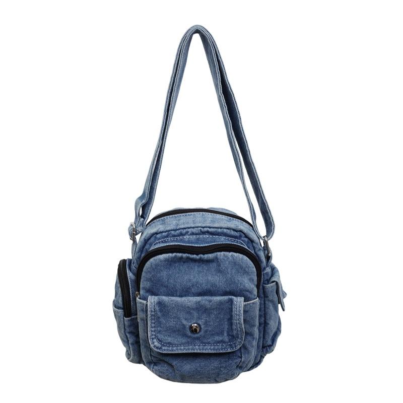 Denim Bag Lightweight Travel Mobile Phone Bag Women s Shoulder Crossbody Bag