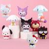 Zabawki Figurki Akcji Lalki Model Ozdoba Biurko Sanrio Kuromi Melody Cinnamoroll Prezenty Urodzinowe dla Dzieci Dekoracja Tortu
