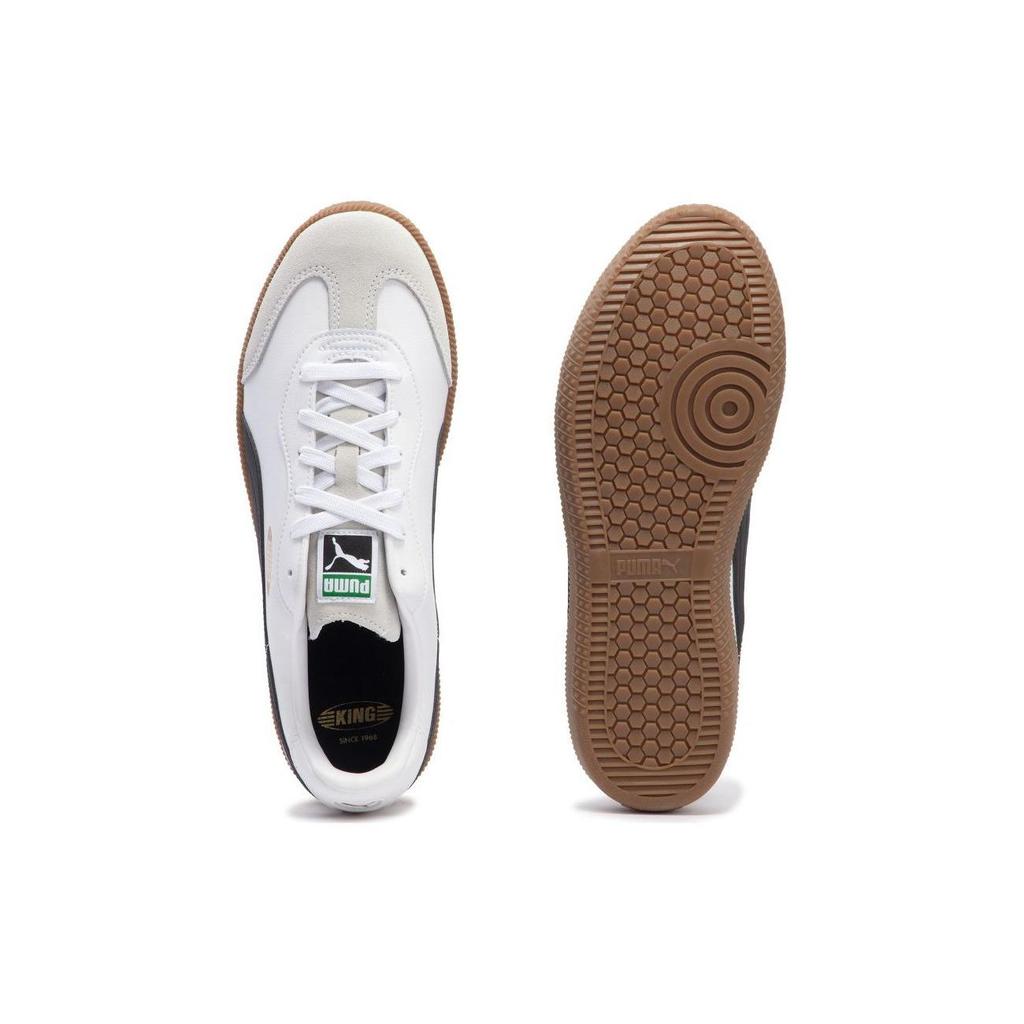 Puma King 21 IT White Black Gum Men Sneakers 106696-02