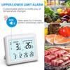 Refrigerator Thermometer with Freezer Alarm - Temracha Wireless Fridge Thermometer with Alert, Backlight MAX/MIN Record for Kitchen Home Restaurant