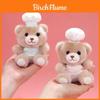 Plush Bear Keychain With Chef Outfit For Bag Decoration And Gift Giving