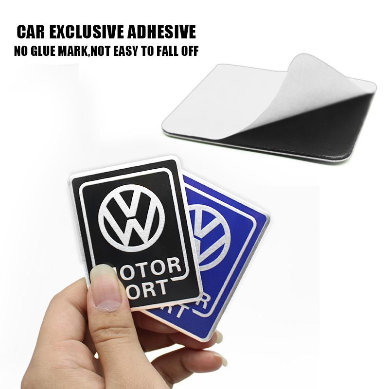 For VW Golf Tiguan Touran Polo GTI Jetta Passat CC Scirocco Arteon 3D Car Metal Emblem Badge Car Body Trunk Badge Stickers Decal
