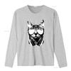 Gravity Trading Mens Cool DJ Cat Solar Color Changing T Shirt Sun vintage Washed Slightly designer clothes Versatile Unisex