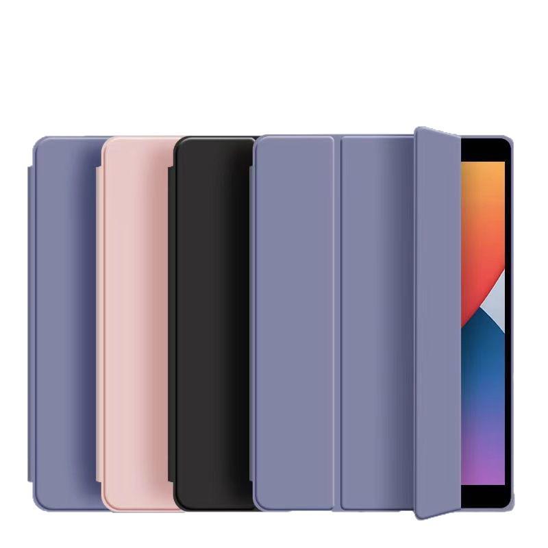 Samsung Galaxy Tab A11 Plus A9 Protective Case, 8.7" Tri-Fold Solid Color, Anti-Fall Soft Shell