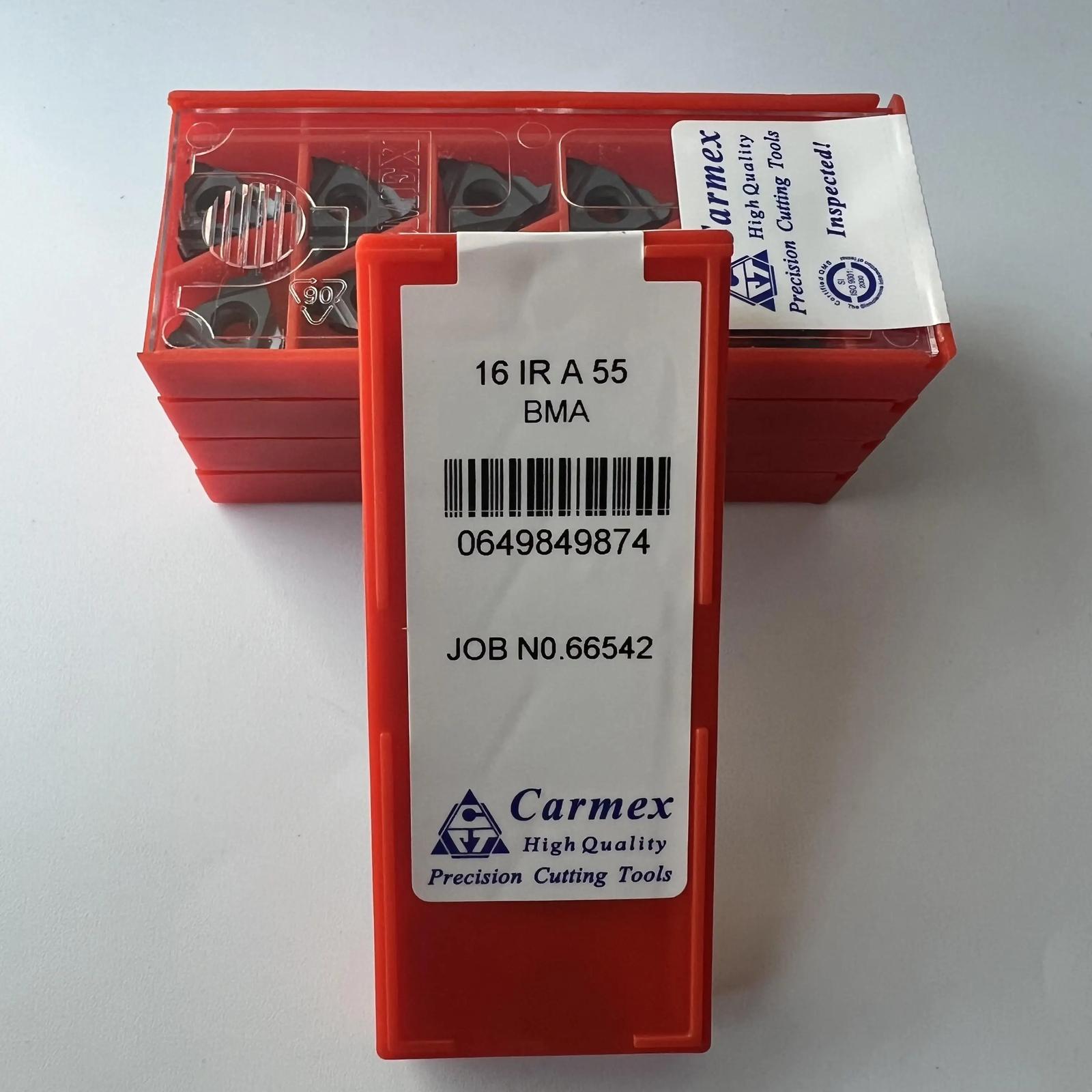 

Original / 16IRA55 BMA / Industrial indexable Carbide Inserts 10 Pcs