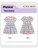 Summer Floral Princess Dresses for Girls: Cute Short-Sleeved Children's Attire