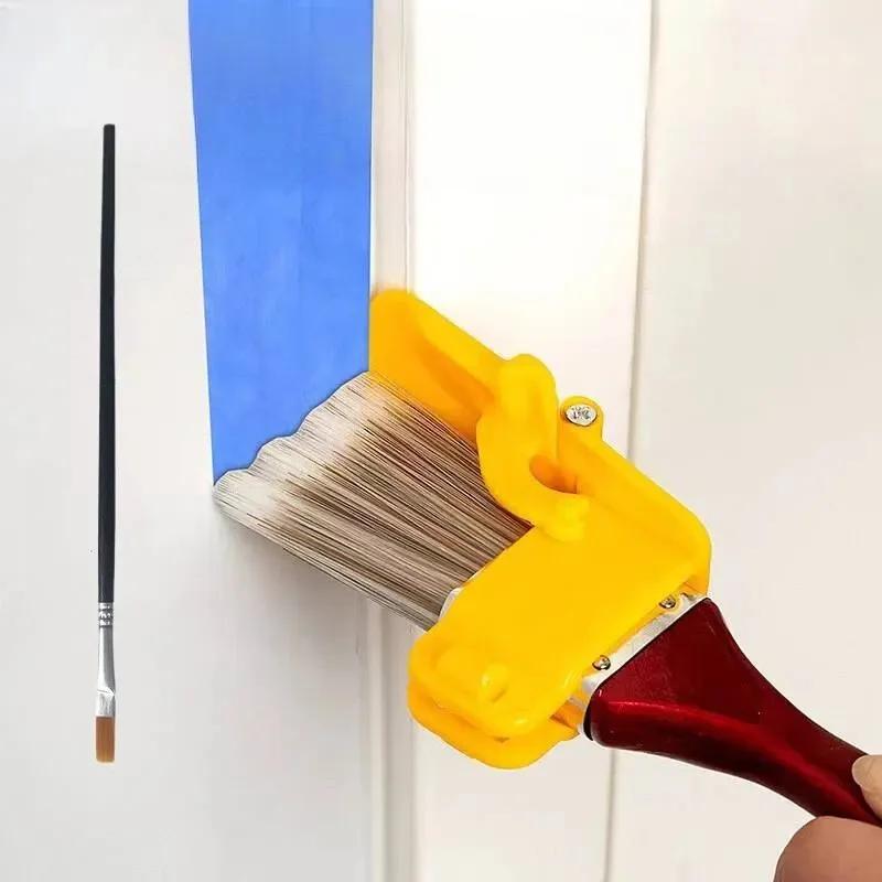 Edging Color Separation Paint Brush Handheld Paint Edger Tool Ideal for Indoor and Outdoor Use On Walls and Ceilings