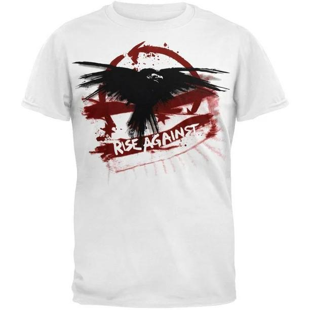 

Трендовая футболка Rise Against Белый Цвет Размер от S до 4XL Подарок для Фаната PP372 Унисекс Футболка L