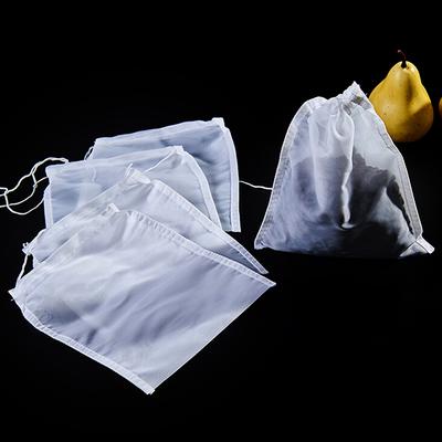 1 opakovaně použitelný filtrační sáček z nylonové síťoviny pro potravinářské ořechy, mléko, čaj, džus, vaření vína