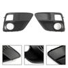 2PCS Front Fog Light Cover Bezel Grille Grill Fit Subaru WRX & STi 2015-2017