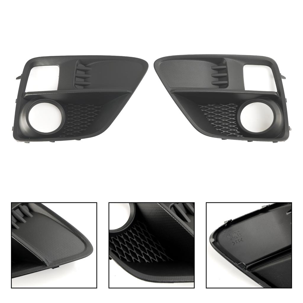 2PCS Front Fog Light Cover Bezel Grille Grill Fit Subaru WRX & STi 2015-2017