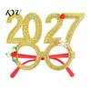 Festive Headwear Hair Hoop, Non-Slip Headband with Adjustable 2027 Digital Star And Number Design, Parent-child Holiday Accessory for Christmas