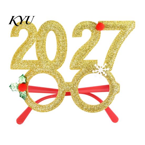Festive Headwear Hair Hoop, Non-Slip Headband with Adjustable 2027 Digital Star And Number Design, Parent-child Holiday Accessory for Christmas