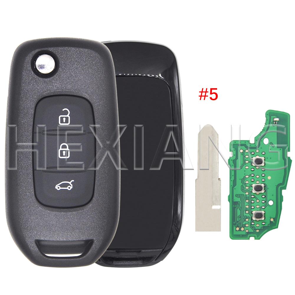 DR 4A Chip 433MHz Car Remote Flip Key CWTWB1G767 For Renault Kadjar Captur Megane3 Symbol Logan 2 Sandero 2 Dacia Duster