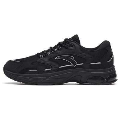 AT954 Zapatillas de Running de Caña Baja Amortiguadoras Antideslizantes Duraderas para Hombre Zapatillas Negras 112315503-6