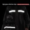 Huazhongketai Adult Reflective Cycling Split Rain Suit