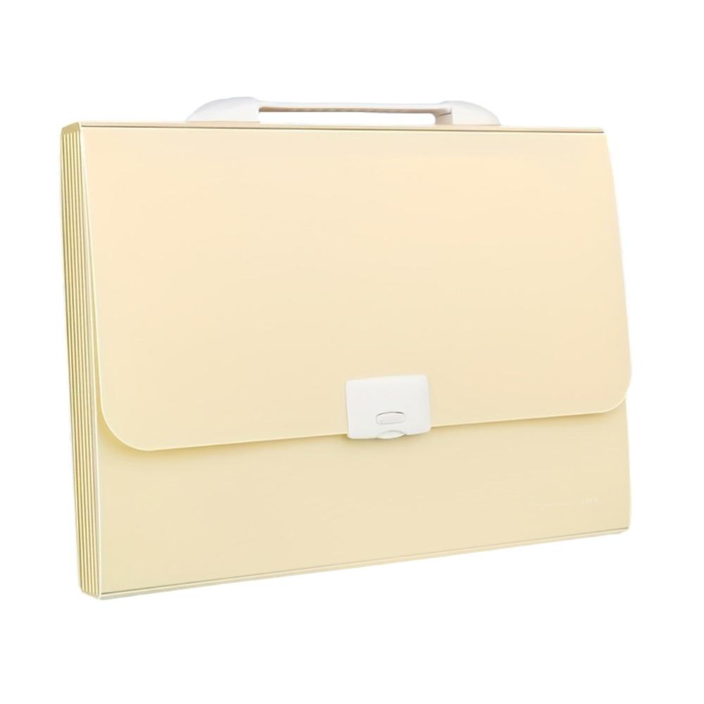 Accordian File Folder Organizer 13 Pockets Expanding File Case with Handle Waterproof Cover A4