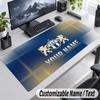Custom Name Text Mouse Pad FC Zürich Personalized Desk Pad For Work And Gaming