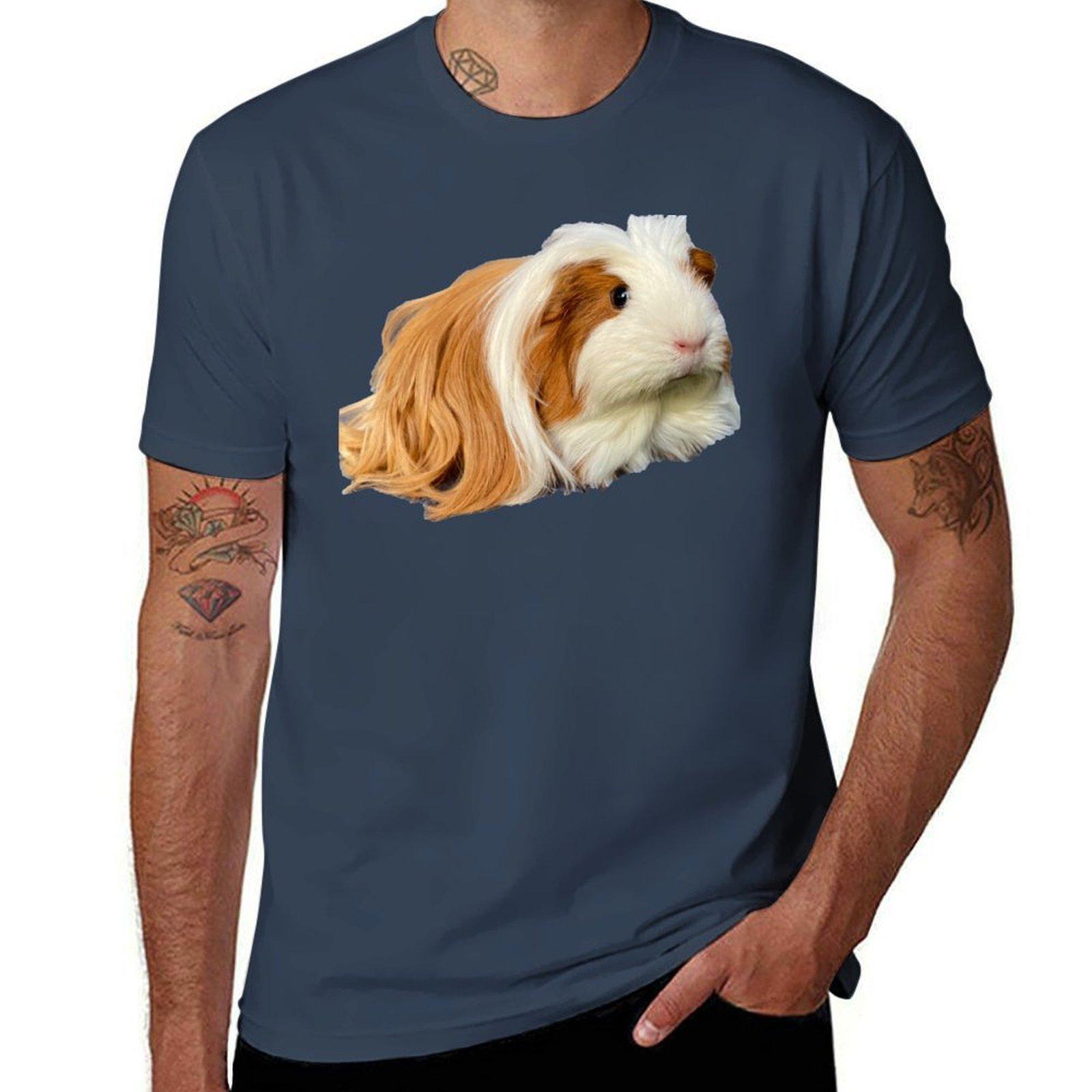 Rapunzel the guinea pig TShirt Worker Basic Short Sleeve Tee S