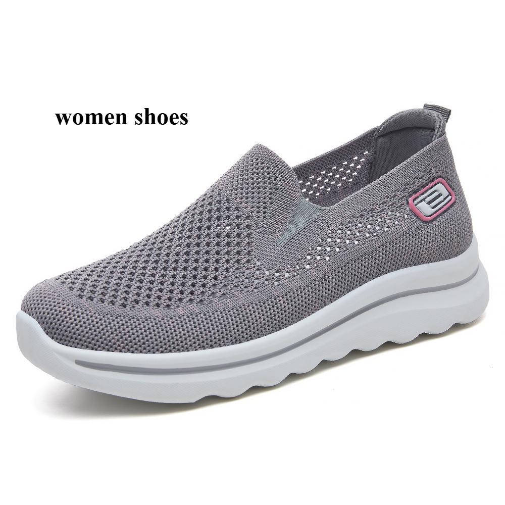 Summer Women's Casual Sneakers Mesh Non Slip Mens Women Walking Shoes Lightweight Platform Shoes Durable Shoes for Men Soft Sole