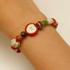 Sweet Temperament Fashion Apple Core Shaped Ceramic Bracelets
