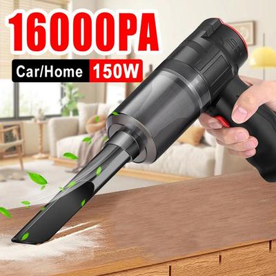 16000pa Wireless Vacuum Cleaner Portable Usb Rechargeable Handheld Automatic Vacuum Cleaner For Car Home Pet Mini Vacuum Cleaner