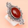 Red Carnelian Gemstone Handmade Silver Jewelry  "8"